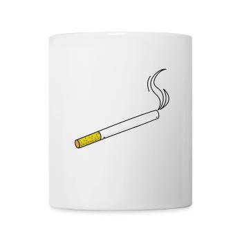 Smoking Cigarette - Tasse - Weiß - Vorne