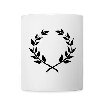 Winner wreath laurel wreath - Mug - white - Front