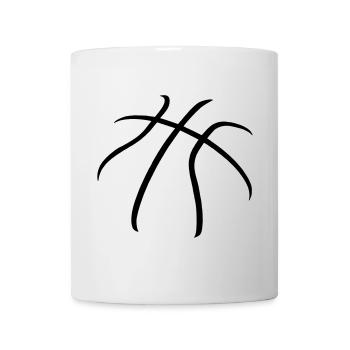 basket - Tasse - Weiß - Vorne