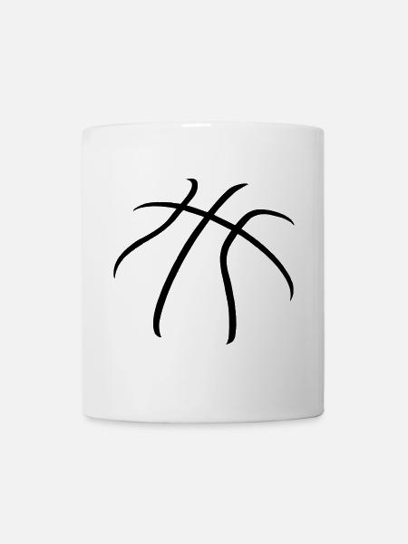 basket - Tasse - Weiß