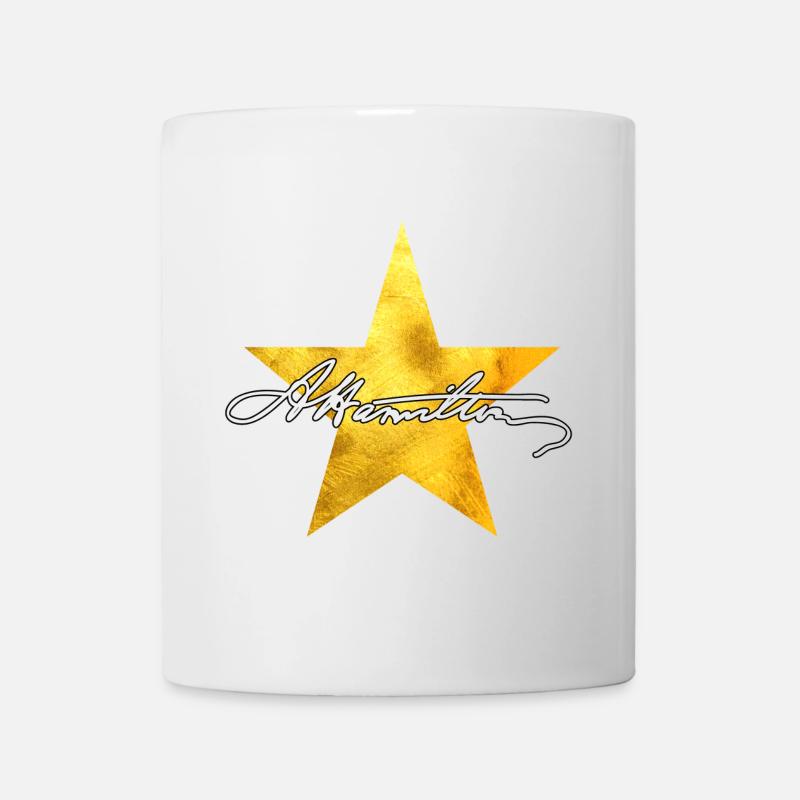 Étoile d’or de Hamilton - Mug blanc - blanc