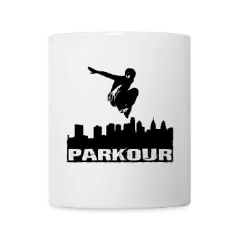 Parkour - Tasse - Weiß - Vorne