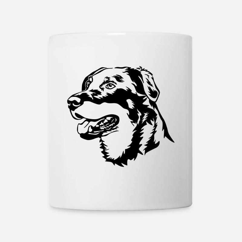 Tête de Beauceron - Mug blanc - blanc