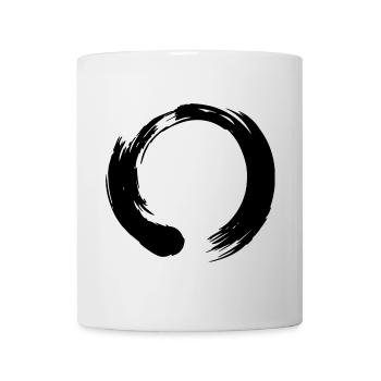 Enso zen Kreis - Tasse - Weiß - Vorne