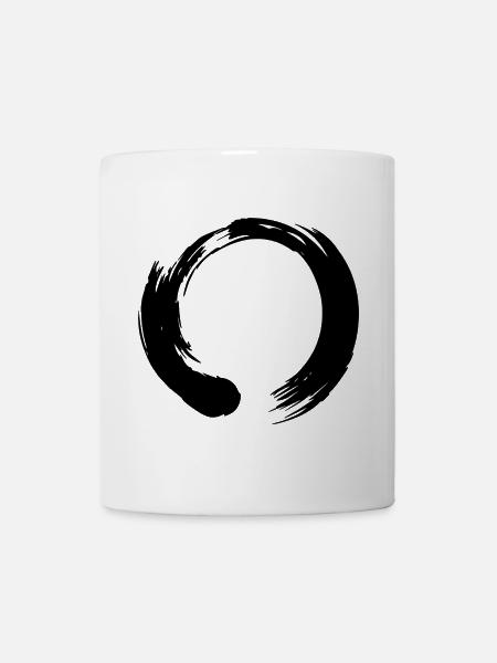 Enso zen Kreis - Tasse - Weiß