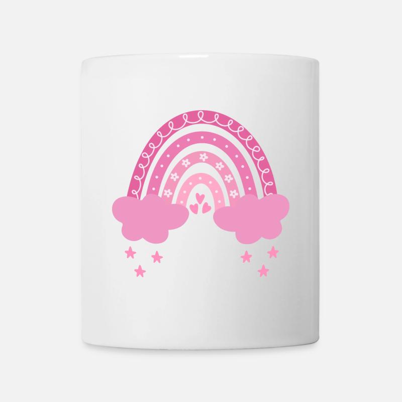 Boho Regenbogen - Tasse - Weiß