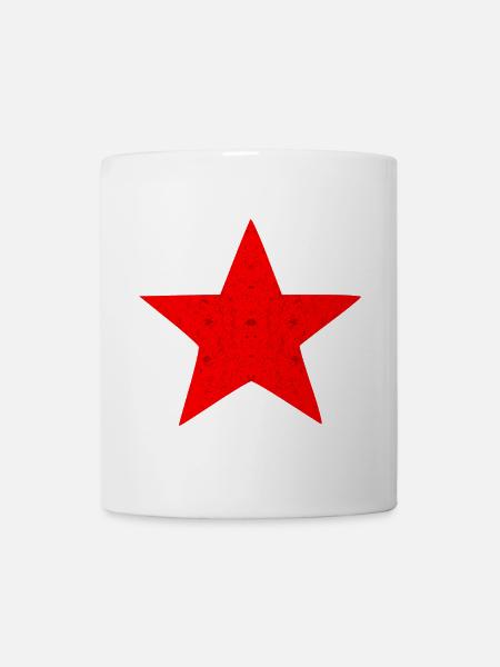Stern der Sozialismus Revolution - Tasse - Weiß