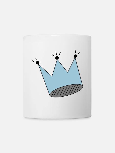 Couronne - Mug blanc - blanc