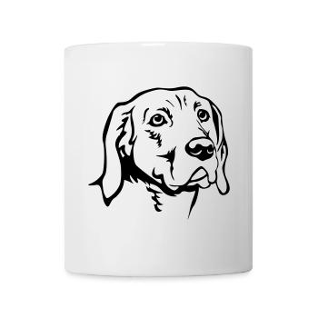 Gonczy Polski Head - Mug - white - Front