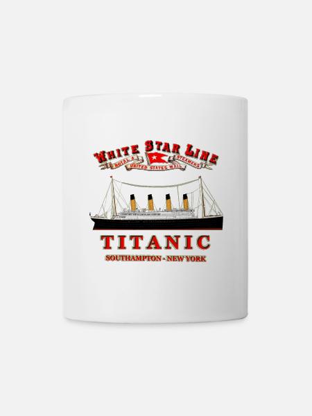 TITANIC ORIGINAL CREATION Louis RUNEMBERG © Adagp - Mug blanc - blanc