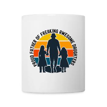 Sunset Family Silhouettes - Mug - white - Front