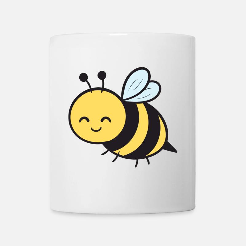 Biene Bienen - Tasse - Weiß