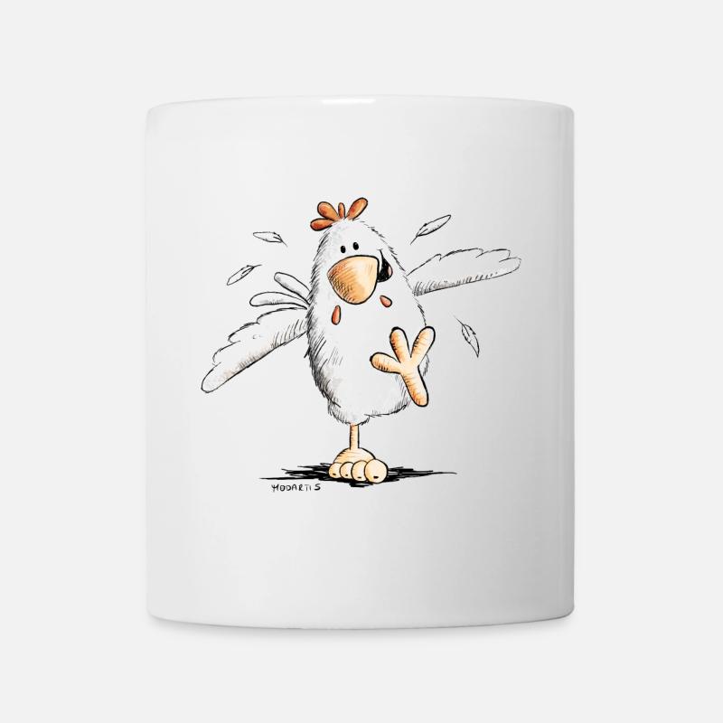 Cooles Rennendes Huhn - Tasse - Weiß