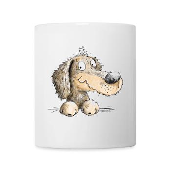 Joyeux teckel I Teckel I Chien - Mug blanc - blanc - Devant