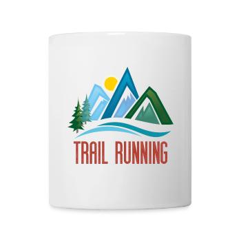 Trail Running - Mug blanc - blanc - Devant