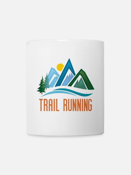 Trail Running - Mug blanc - blanc