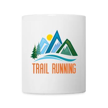 Trail Running - Mug blanc - blanc - Devant