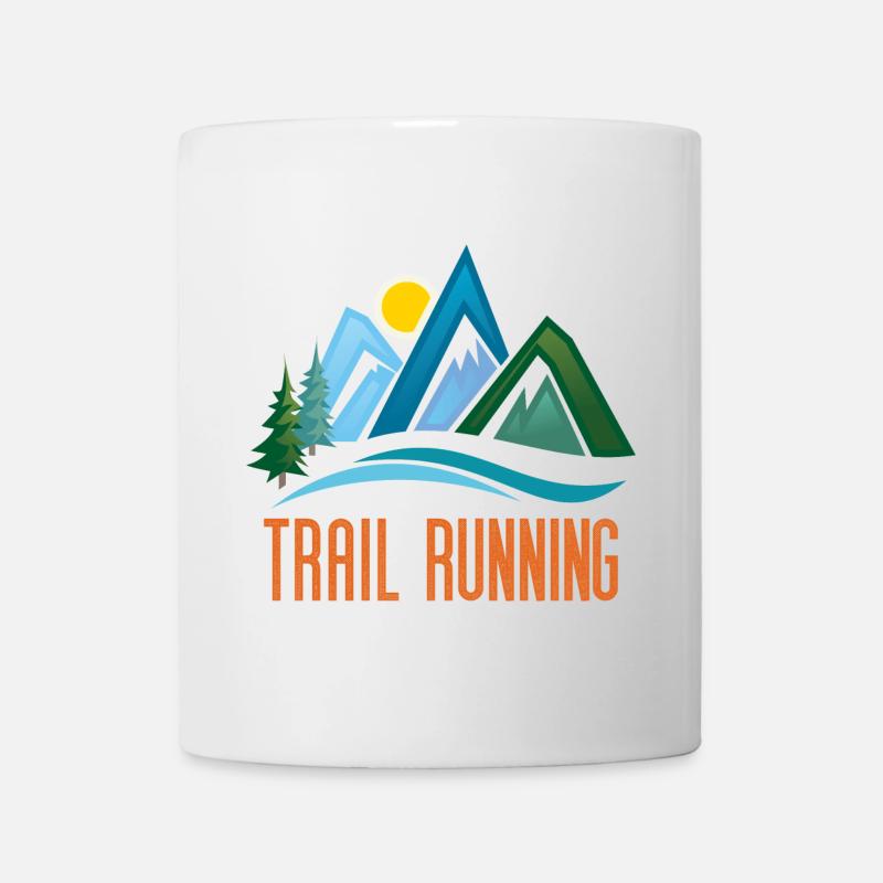 Trail Running - Mug blanc - blanc
