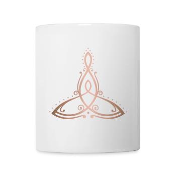 Celtic Motherhood Symbol Mother with Child - Mug - white - Front