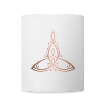 Celtic Motherhood Symbol Mother with Two Children - Mug - white - Front