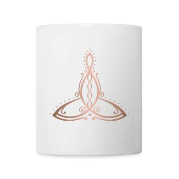 Celtic Motherhood Symbol Mother with four children - Mug - white - Front