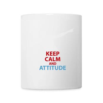 Silhouette calme et attitude - Mug blanc - blanc - Devant