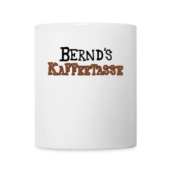 Bernd's Kaffeetasse - Tasse - Weiß - Vorne