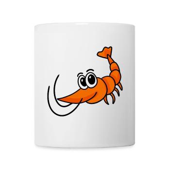 Crevettes crevettes - Mug blanc - blanc - Devant