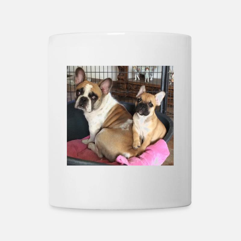 Hundeelterns Herzblatt Motiv - Tasse - Weiß
