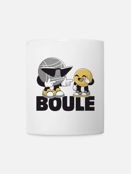Boulekugeln für Boulespieler Bouler boulen - Tasse - Weiß