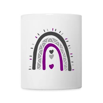 Asexuelle Boho Regenbogen Ace Pride - Tasse - Weiß - Vorne