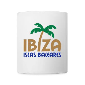 Ibiza, Islas Baleares (Palme als i) - Tasse - Weiß - Vorne
