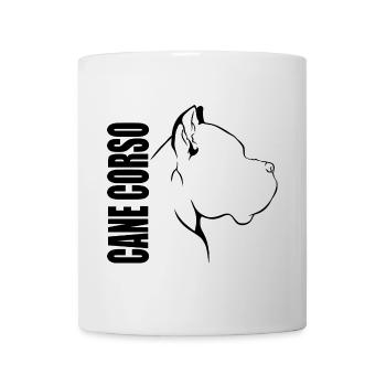 CANE CORSO Profil Chiens Chien Wilsigns - Mug blanc - blanc - Devant