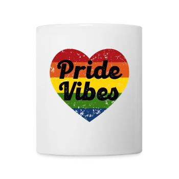 Pride Vibes Heart Design - Mug - white - Front