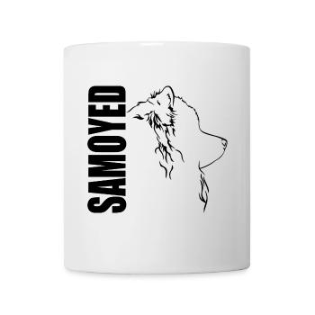 SAMOYED Profil Chiens Chien Wilsigns - Mug blanc - blanc - Devant