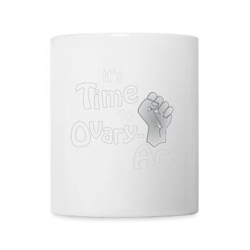 il est temps d’aller à l’ovaire-Act_weiss - Mug blanc - blanc - Devant