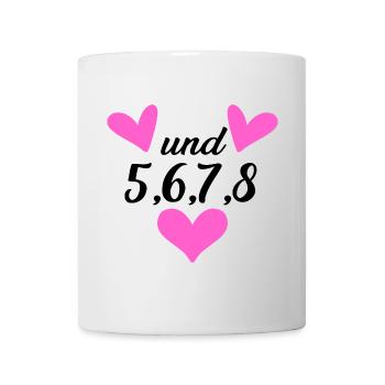 Tanzen Tanz Tanzkurs Rhythmus - Tasse - Weiß - Vorne