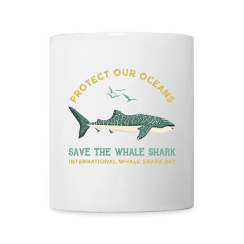 Rettet die Walhaie - Schützt unsere Ozeane - Tasse - Weiß - Vorne
