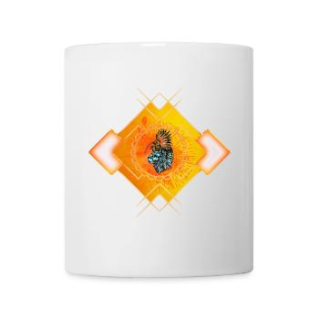 Awesome bird and fancy cat - Mug - white - Front