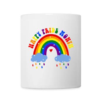Happy Pride Month LGBT Rainbow - Mug - white - Front
