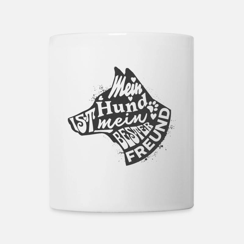 Hund Spruch Bester Freund Hundeliebe - Tasse - Weiß