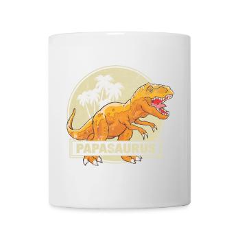Papasaurus - Tasse - Weiß - Vorne