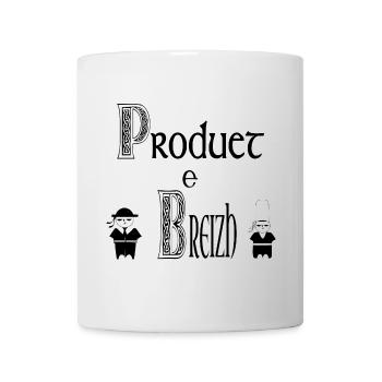 Made in bretagne - Mug blanc - blanc - Devant