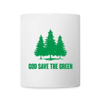 Dieu sauve le vert - Mug blanc - blanc - Devant