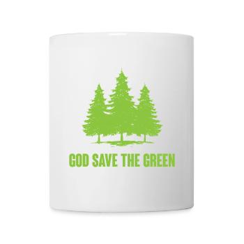 Dieu sauve le vert - Mug blanc - blanc - Devant