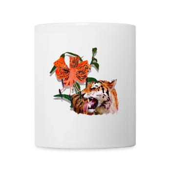 Tiger Lily - Mug - white - Front