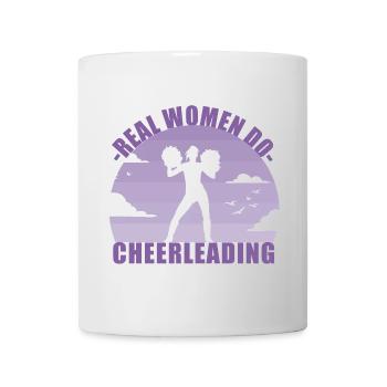 Cheerleading Cheerleader Girl Pompons Gift - Mug blanc - blanc - Devant