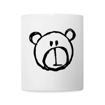 Simple Teddy Bear Drawing Team Teddi - Mug - white - Front