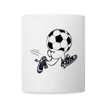 Soccer Men | running football - Mug - white - Front