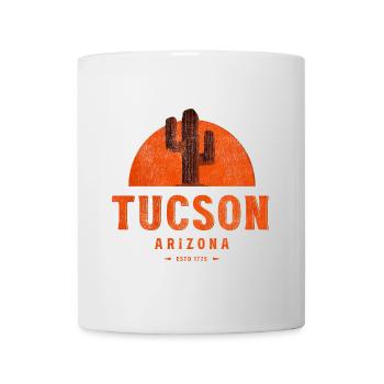 Tucson Sunset Cactus - Mug - white - Front